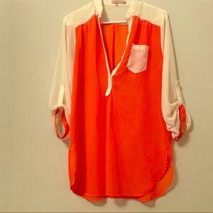 ✴️ Fun 2 Fun Mango & Creme Women’s Shirt